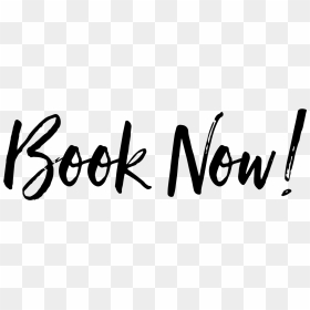 Book Now Png Black, Transparent Png - book now png