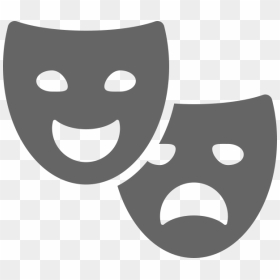 Marcola Schools Art Department - Theater Mask Animated Png, Transparent Png - theatre masks png