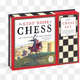 Kids - Kids Book Of Chess And Chess Set, HD Png Download - chess pieces png
