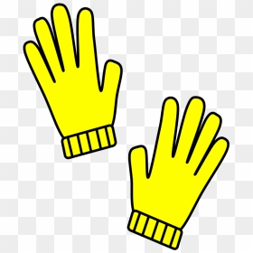 Glove Clipart Yellow Glove - Glove Clipart, HD Png Download - glove png