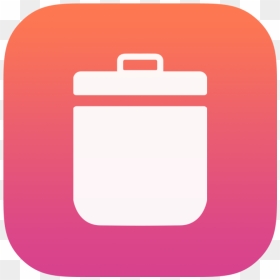 Trash Full Icon Png Image - Apple Store Icon In Pink, Transparent Png - briefcase icon png