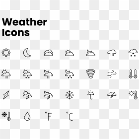 Carmine, HD Png Download - weather icons png