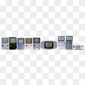 Every Game Boy Ever, HD Png Download - gameboy advance png