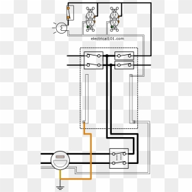 Electrical Panel And Circuit Wiring Diagram - Electrical Circuits 101, HD Png Download - circuits png