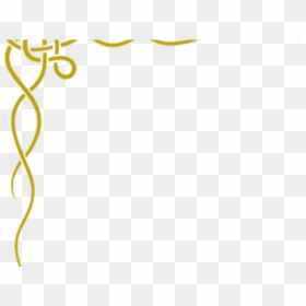 Gold Lines Cliparts - Border Design For Poster, HD Png Download - gold decorative lines png
