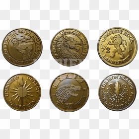 Game Of Thrones Set Of Half-pennies , Png Download - Coin, Transparent Png - pennies png