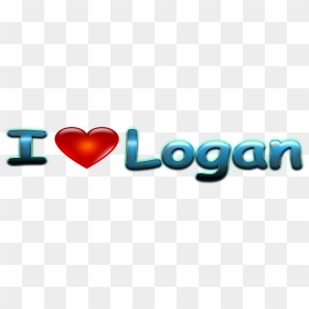 Logan Love Name Heart Design Png - Graphic Design, Transparent Png - logan png