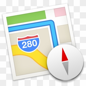 Maps Image1 - Macos Mac Icon Png, Transparent Png - google maps icon png