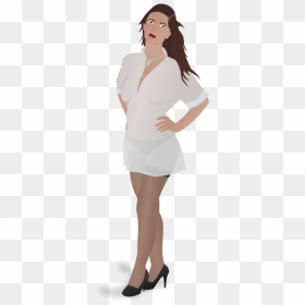 Sexy Girl - Clip Art, HD Png Download - stripper silhouette png