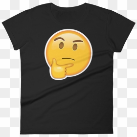 T-shirt, Transparent Png - Smiley, Png Download - thinking face png
