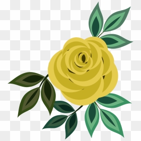 Rose 20 Clip Arts - Alice In Wonderland Flower Clip Art, HD Png Download - yellow rose png