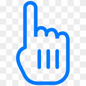 Hand Cursor Icon - Hand Finger Icon Png, Transparent Png - cursor icon png