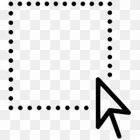 Select Selection Area Region Cursor Arrow Tool - Area Selection Png, Transparent Png - cursor icon png