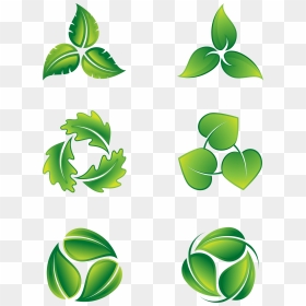 Transparent Green Leaf Icon Png - Vector 3 Leaves Green Logo, Png Download - leaf icon png