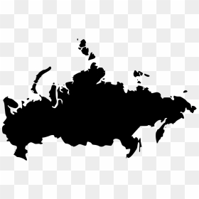 Russia - Russia Map Silhouette, HD Png Download - russia png