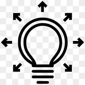 Bulb Thinking Productivity Startup Svg Png Icon - Cost Allocation Icon, Transparent Png - thinking icon png