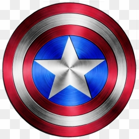 Captain America Logo Png - Captain America Shield Colour, Transparent Png - captain marvel png