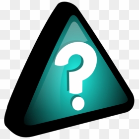 Question Mark In A Triangle 3d Vector Clip Art - Query Icon, HD Png Download - 3d question mark png