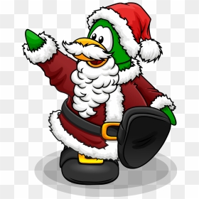 Olaf Clipart Santa Hat - Club Penguin Santa Hat, HD Png Download - santa hat .png