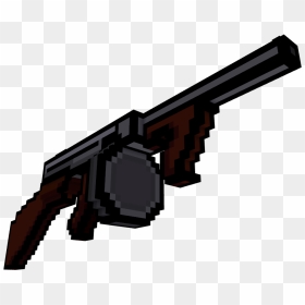 Pixel Gun Tommy Gun , Png Download - Tommy Gun Pixel Gun 3d, Transparent Png - tommy gun png