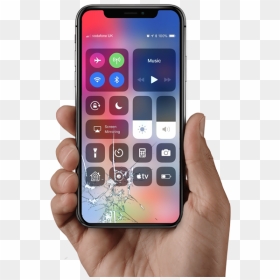 Repair Or Replace Your Windscreen - Tweak Battery Percentage Iphone X, HD Png Download - iphone.png