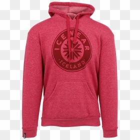 Pink Hooded Logan Sweater With Icewear Logo - Hoodie, HD Png Download - logan png