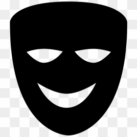 Theater Vector Laughing Mask - Comedy Icon, HD Png Download - theatre masks png