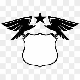 Eagle With Shield Transparent, HD Png Download - eagle vector png