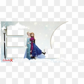 Photobook Frozen 1 By Convitex Photobook Frozen 2 By - Happy Birthday Frozen Png, Transparent Png - moldura frozen png