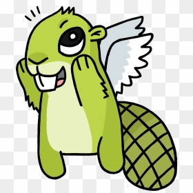 Flying Adsy - Hurt Clipart Transparent, HD Png Download - beaver png