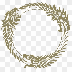 The Elder Scrolls Clipart Eso - Elder Scrolls Online Logo Png, Transparent Png - scrolls png