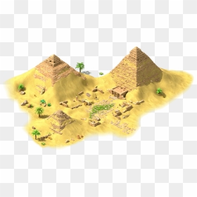 Egyptian Pyramids Initial - Sand, HD Png Download - pyramids png