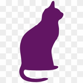 Cat Silhouette, HD Png Download - cat .png