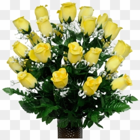 Transparent Baby"s Breath Png - Garden Roses, Png Download - yellow rose png