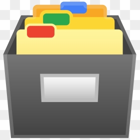 Card File Box Icon - File Emoji, HD Png Download - box icon png