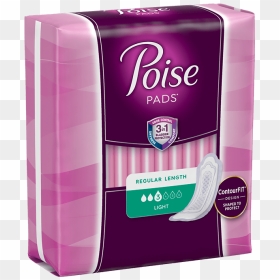 Poise Long Length Maximum Absorbency Pads, HD Png Download - light leak png