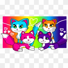 Cats Lisa Frank, HD Png Download - lisa frank png
