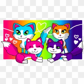 Cats Lisa Frank, HD Png Download - lisa frank png