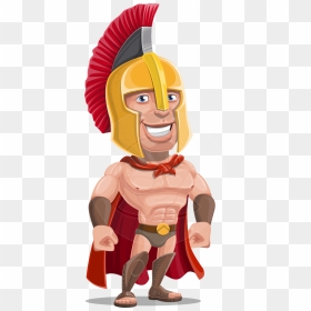 Transparent Spartan Clipart Free - Sparta Warrior Cartoon Png, Png Download - spartan png
