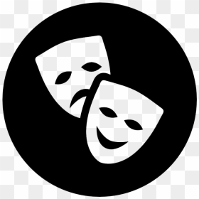 Drama Mask Theatre Png Image - Transparent Theatre Masks, Png Download - theatre masks png