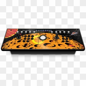 1613 In Custom Arcade Controller Space Invaders Moon - Control Panel Space Invaders, HD Png Download - space invaders png