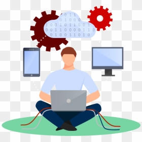 Many Solutions To Suit Many Needs - Information Technology Cartoon, HD Png Download - thinking icon png