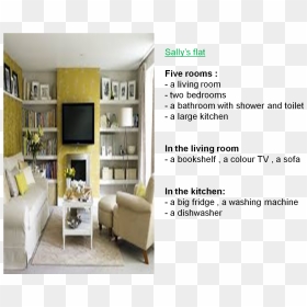 Said English Club - Interior Design, HD Png Download - living room png