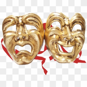 Theatre Masks Comedy Tragedy Png, Transparent Png - Comedy And Tragedy Transparent, Png Download - theatre masks png