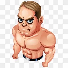Animated Muscle Man Png - Muscle Man Cartoon Png, Transparent Png - muscle man png
