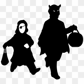 Halloween Shadow Clip Art - Mother Daughter Silhouette Png, Transparent Png - shadow.png