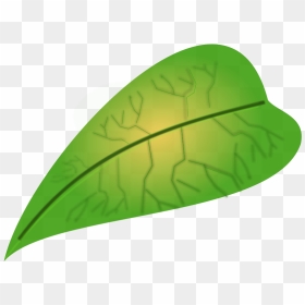 Green Leaf Svg File - Small Leaf Clipart, HD Png Download - leaf icon png