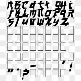 Manga Effects Png - Calligraphy, Transparent Png - manga png