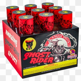 Finale Rack Ghost Rider - Black Cat Fireworks, HD Png Download - ghost rider png