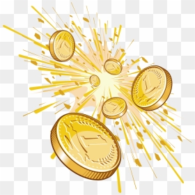 Shining Cents Png Clipart - Gold Cents Png, Transparent Png - pennies png